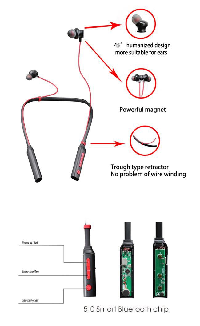 bluetooth headphones vibration alert factory
