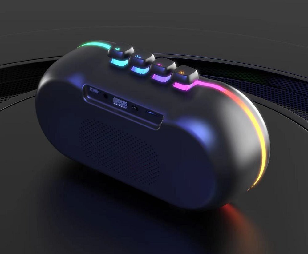 portable speaker with light